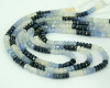 Blue Sapphire Shaded Rondelle Faceted 3-5 mm