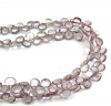 PINK TOPAZ HEART FACETED BEADS