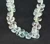 AQUAMARINE HEART FACETED BEADS