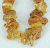 AMBER BIG CHIPS BEADS