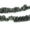 Black Spinel Triangle Faceted Beads