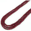 Ruby Rondelle Plain Beads