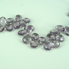 PINK AMETHYST PEAR FACETED BEADS