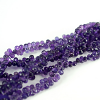 Amethyst Side Drill Drops Faceted Beads