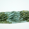 Shaded Aquamarine Rdle Faceted Beads