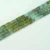 Shaded Aquamarine Rdle Faceted Beads