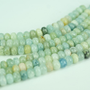 Aquamarine Rdle Plain Beads