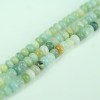 Aquamarine Rdle Plain Beads