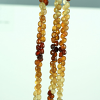 Hessonite Onion Faceted Beads