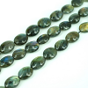 LABRADORITE OVAL PLAIN BEADS