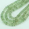 Green Amethyst Rondelle Faceted Beads 