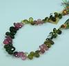 Multi Tourmaline Pear Fascated