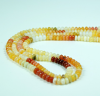 Mexican Fire Opal rondelle Plain