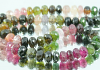 Multi Tourmaline Rondelle Faceted