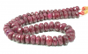 Ruby Rondelle Faceted Beads