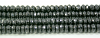 Black Spinel Rondelle Faceted Beads