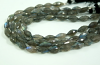 Labradorite Rice Faceted Beads