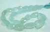 Aquamarine Nuggets Beads