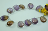 Ametrine Pear  Beads