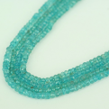 FLUORITE RONDELLE FACETED BEADS