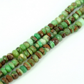 BIO CHRYSOPRASE RONDELLE FACETED BEADS