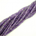 Amethyst rondelle Faceted Beads