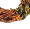 Petro Tourmaline rondelle Faceted Beads 3-4 mm