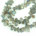 Labradorite Side Drill Drops Faceted