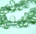 Green Amethyst Pear Faceted