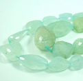 Aquamarine Nuggets Beads