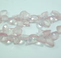 Rose Qtz Fancy Beads