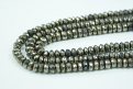 Pyrite Rondelle Faceted