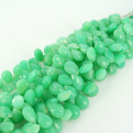 Chrysoprase Pear faceted beads