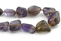 AMETRINE FACETED NUGGET BEADS