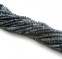 BLUE SAPPHIRE RONDELLE FACETED BEADS