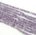 AMETHYST BUTTON FACETED BEADS