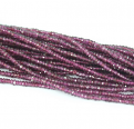 GARNET MICRO FACETED BEADS