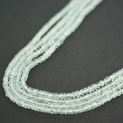 AQUAMARINE MICRO FACETED BEADS