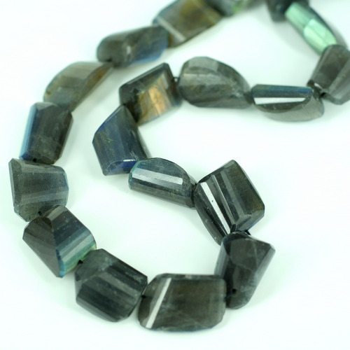 Labradorite Nugget  Faceted