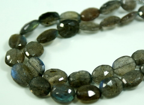 Labradorite Oval Faceted Beads