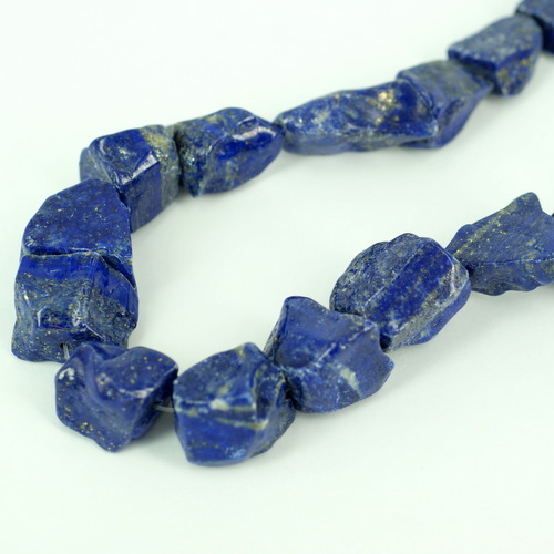 LAPIS LAZULI ROUGH NUGGET FACETED BEADS