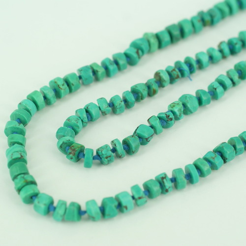 TURQUOISE TYER PLAIN BEADS