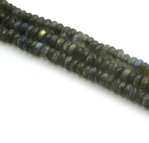 LABRADORITE MICRO FACETED BEADS