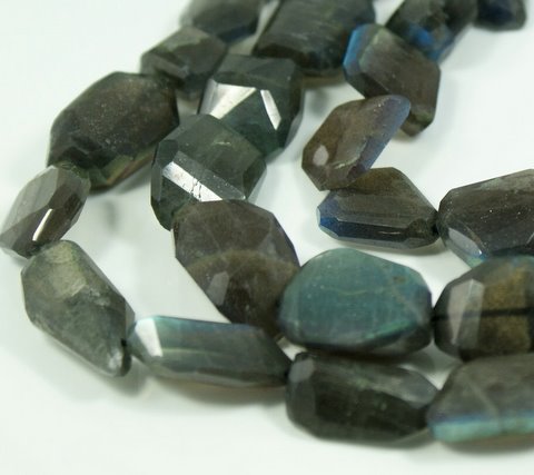 Labradorite Nugget  Faceted