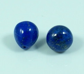 Lapis Onion Earring Pair