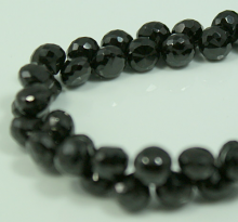 Black Spinel Onion Faceted