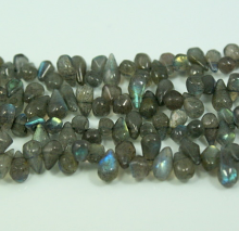 Labradorite Side Drill Drop Plain